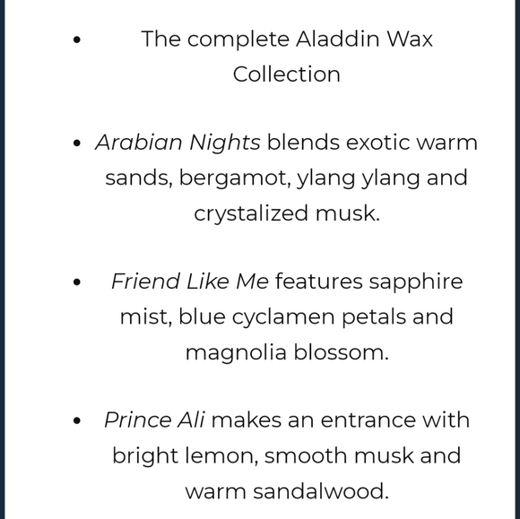 Original Scentsy Aladdin Collection - Picture 2 of 3